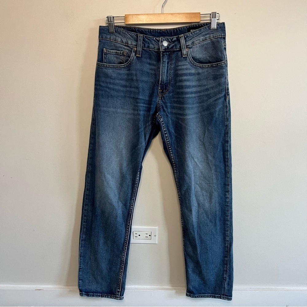 Bonobos Women’s Classic Blue Straight Leg High Waisted Jeans Work Office Career